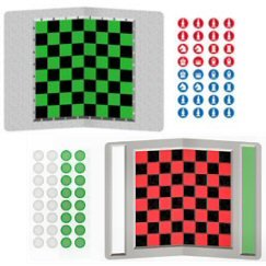 International Playthings / iPlay®/ Chess & Checkers: Magnetic Games in a Tube