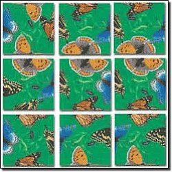 b. dazzle / Butterflies Scramble Squares® 9-Piece Puzzle